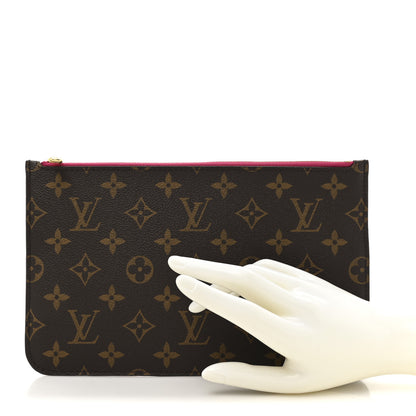 Louis Vuitton Monogram Neverfull MM GM Pochette Pivoine 2 of 8