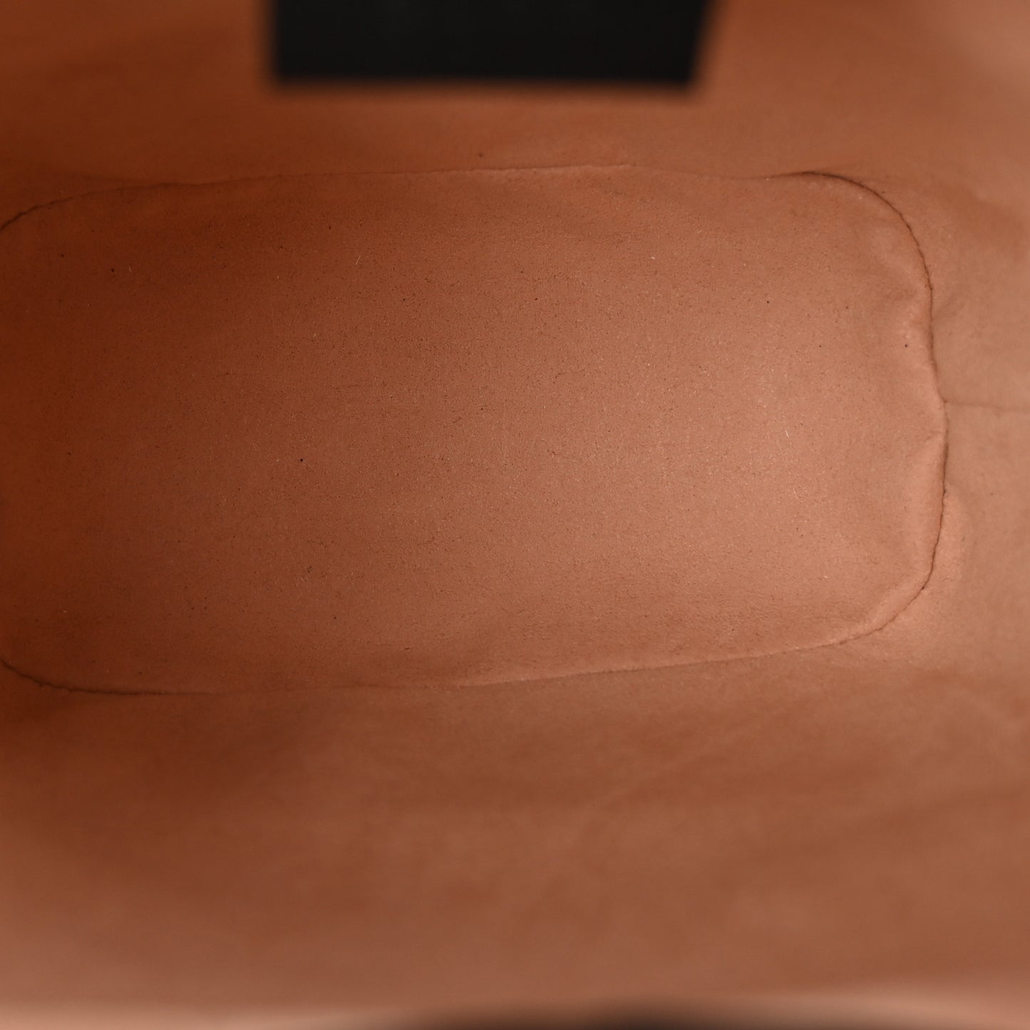 Suede Patent Web Mini Ophidia Bucket Bag Black