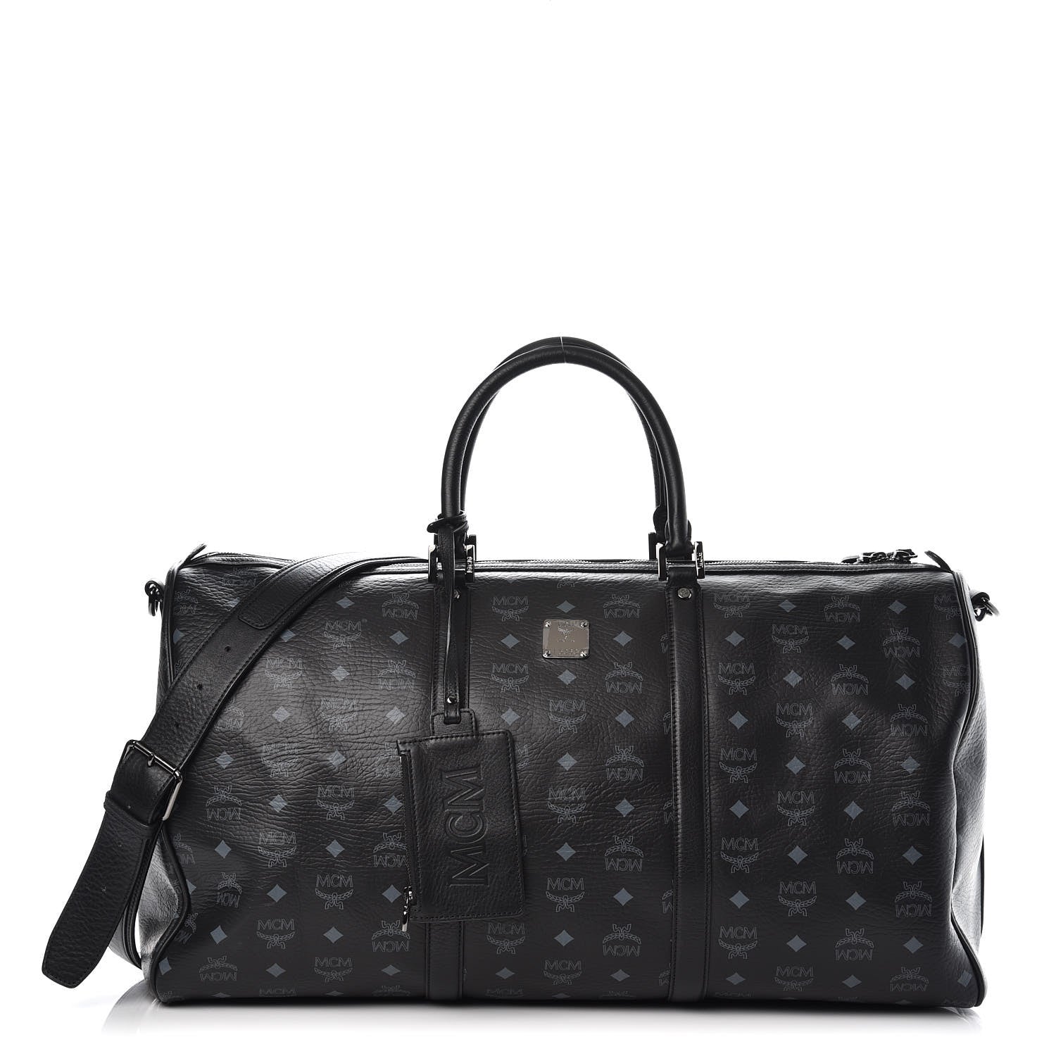 MCM Visetos XLarge Traveler Weekender Bag Black 1 of 11