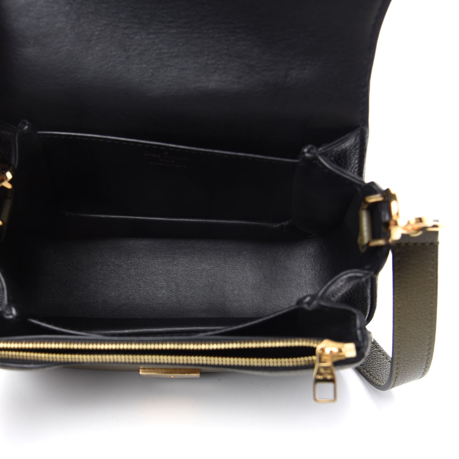 Louis Vuitton Grained Calfskin Vivienne NM Kaki 5 of 9