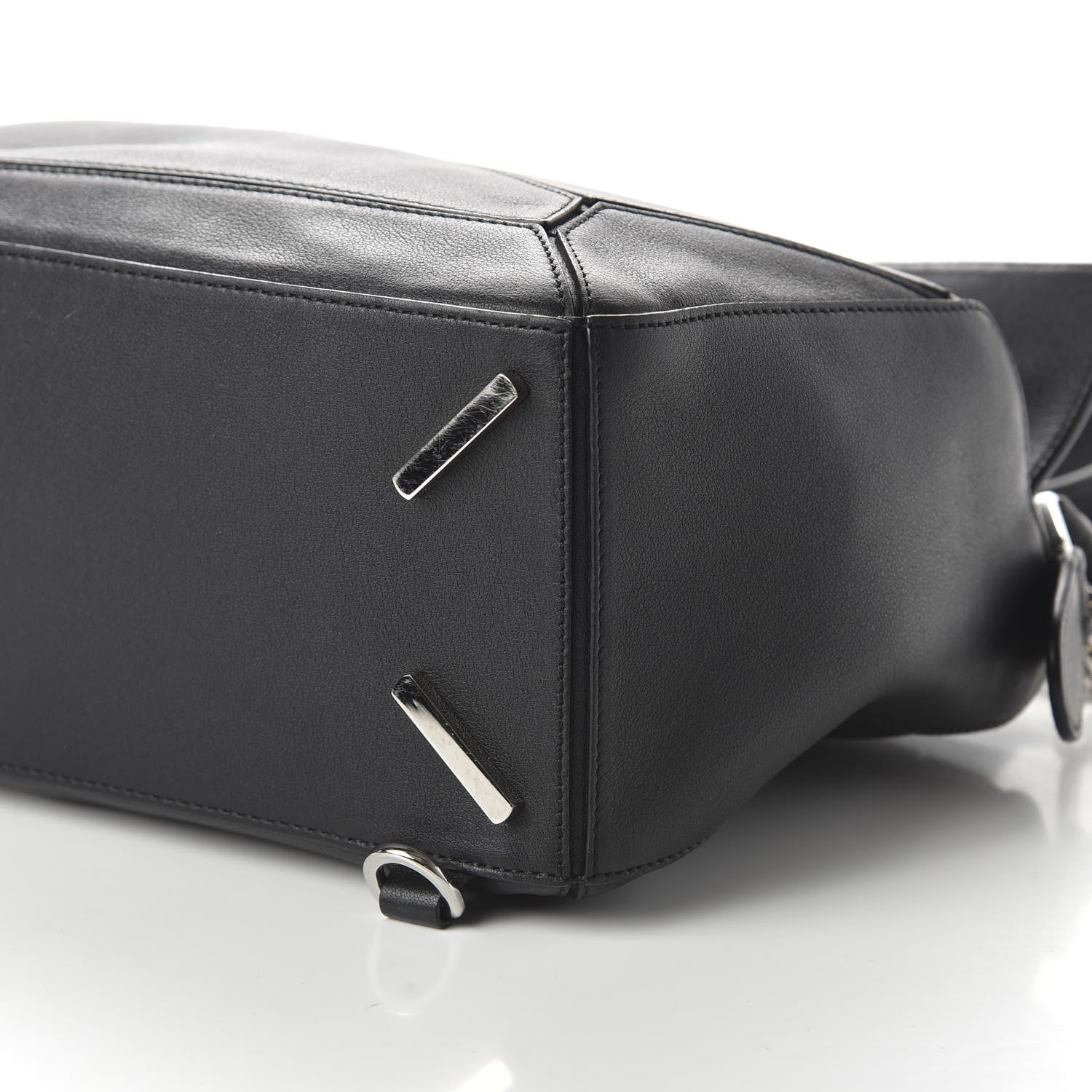 Loewe Calfskin Medium Puzzle Bag Black 7 of 9