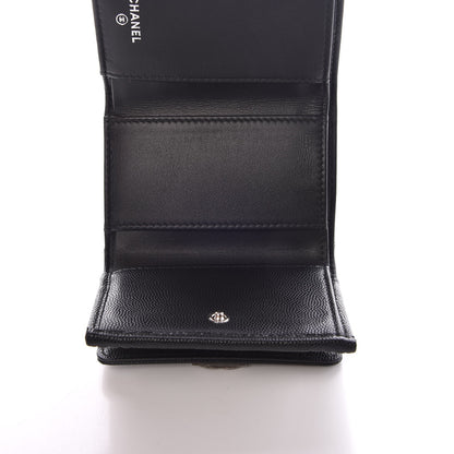 Chanel Caviar Quilted Small Boy Flap Wallet Black 5 of 9