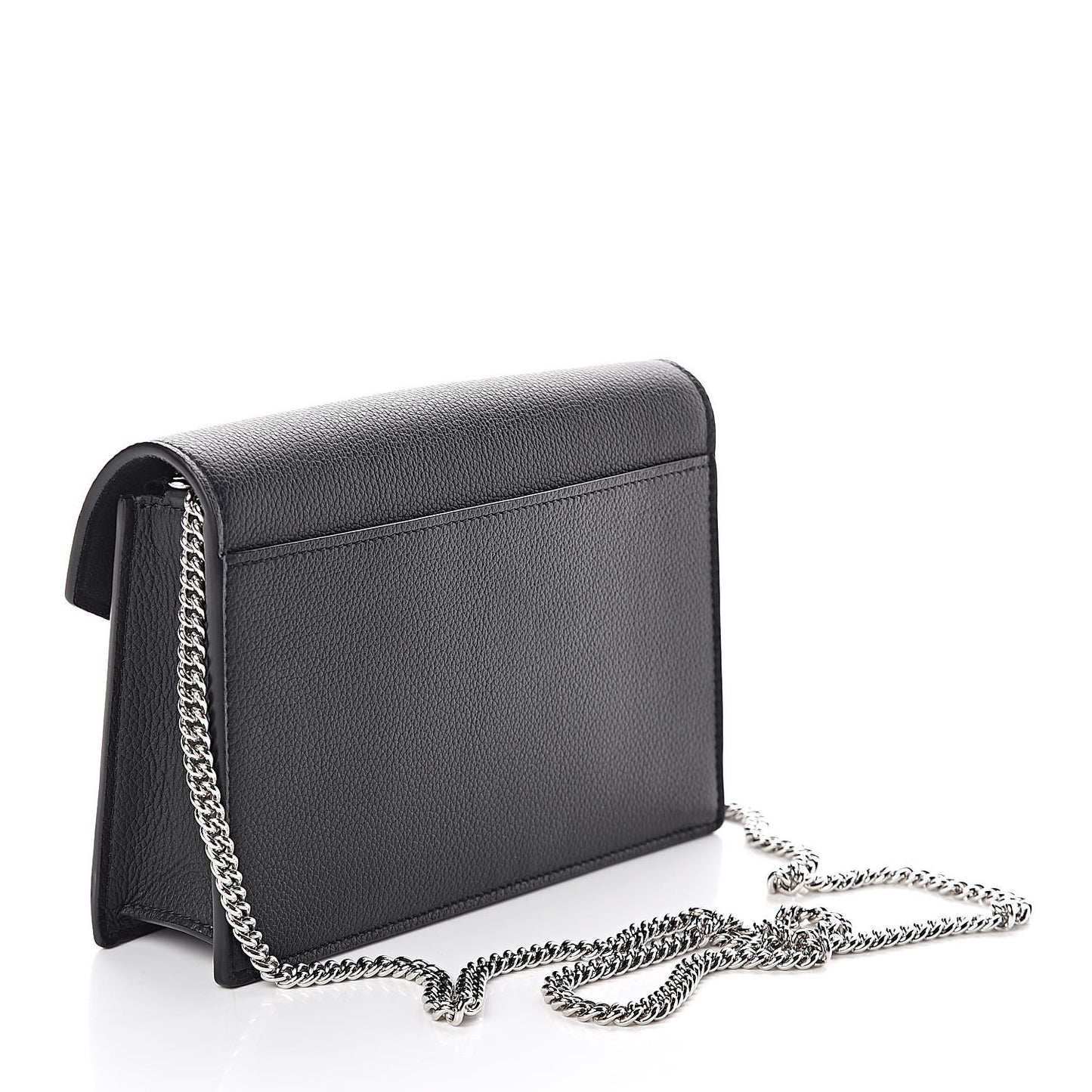 Soft Calfskin My Lockme Chain Pochette Black