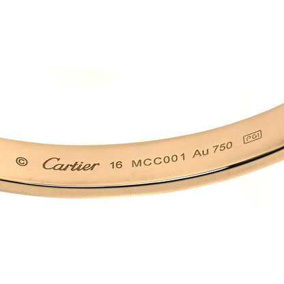 Cartier 18K Yellow Gold LOVE Cuff Bracelet 16 4 of 5