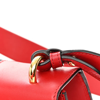 Gucci Calfskin Sylvie Top Handle Bag Hibiscus Red 15 of 20