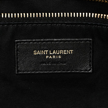 Saint Laurent Lambskin Quilted Maxi Icare Shopping Tote Black 7 of 11