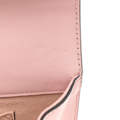 Gucci Calfskin Crystal Star Embroidered Small Padlock Shoulder Bag Perfect Pink Multicolor 11 of 13