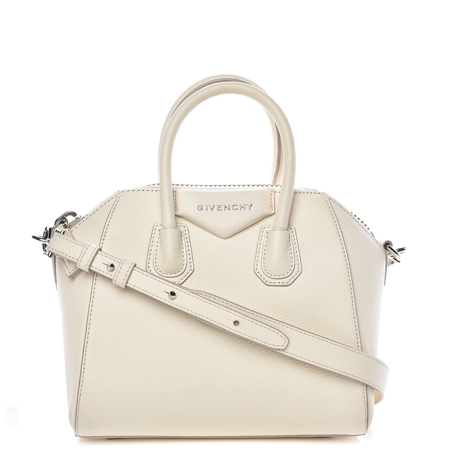 Givenchy Sugar Goatskin Mini Antigona Off White 1 of 14