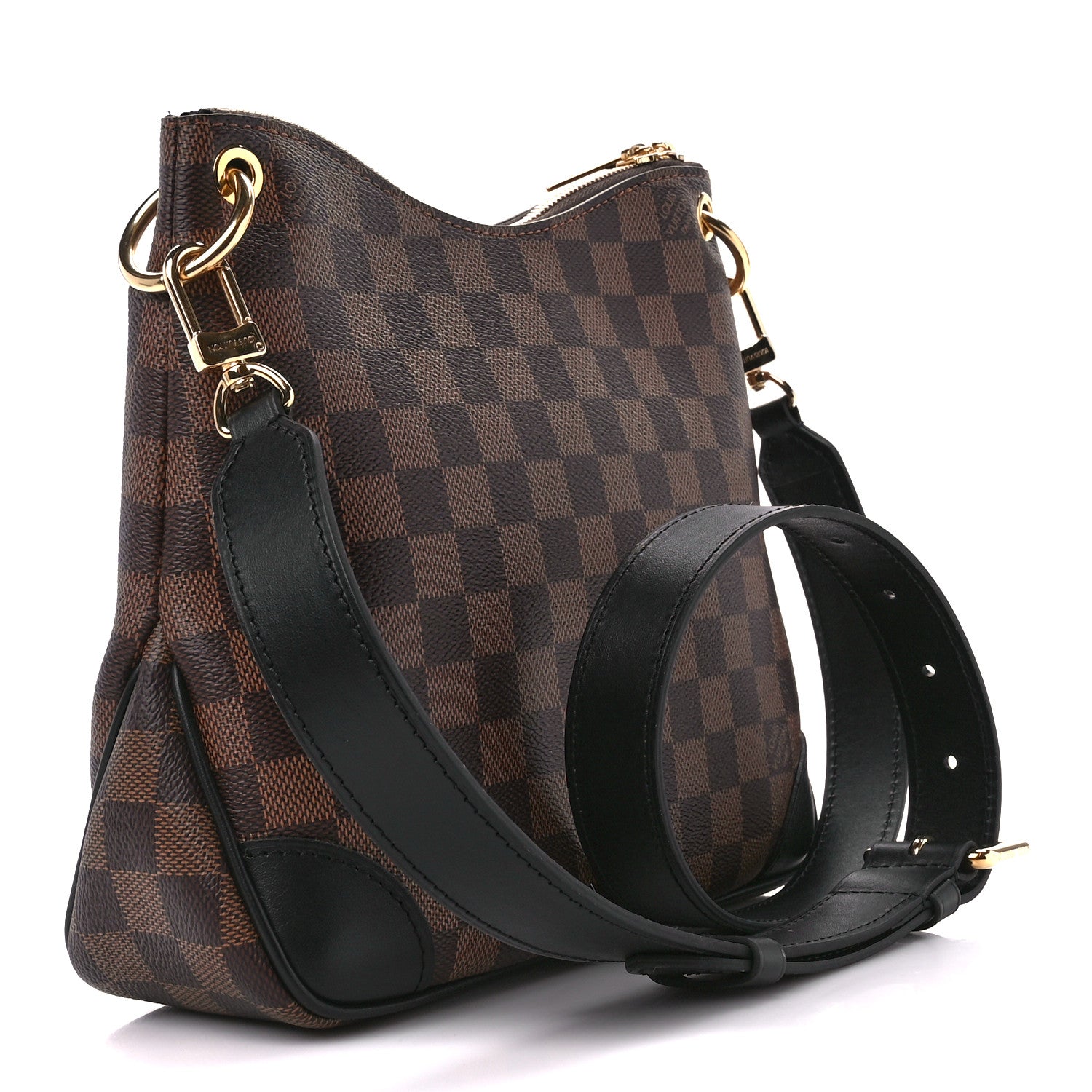 Louis Vuitton Damier Ebene Odeon PM Black 3 of 12