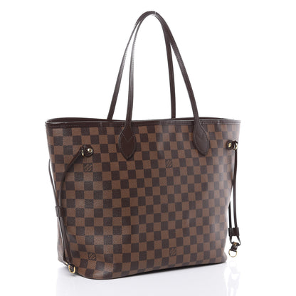 Louis Vuitton Damier Ebene Neo Neverfull MM Rose Ballerine 3 of 17