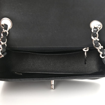 Chanel Caviar Chevron Quilted Mini Rectangular Flap Black 5 of 10