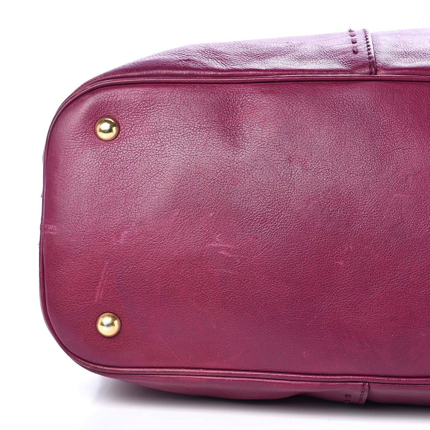 Calfskin Oversized Muse Black Cherry