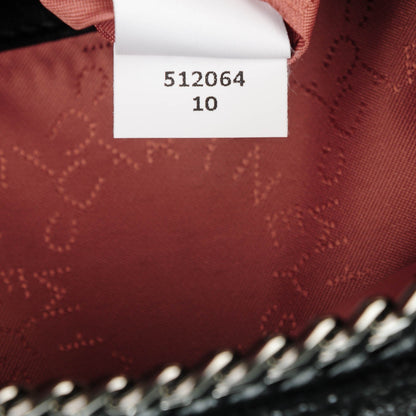 Stella McCartney Shaggy Deer Quilted Mini Falabella Backpack Black 8 of 9