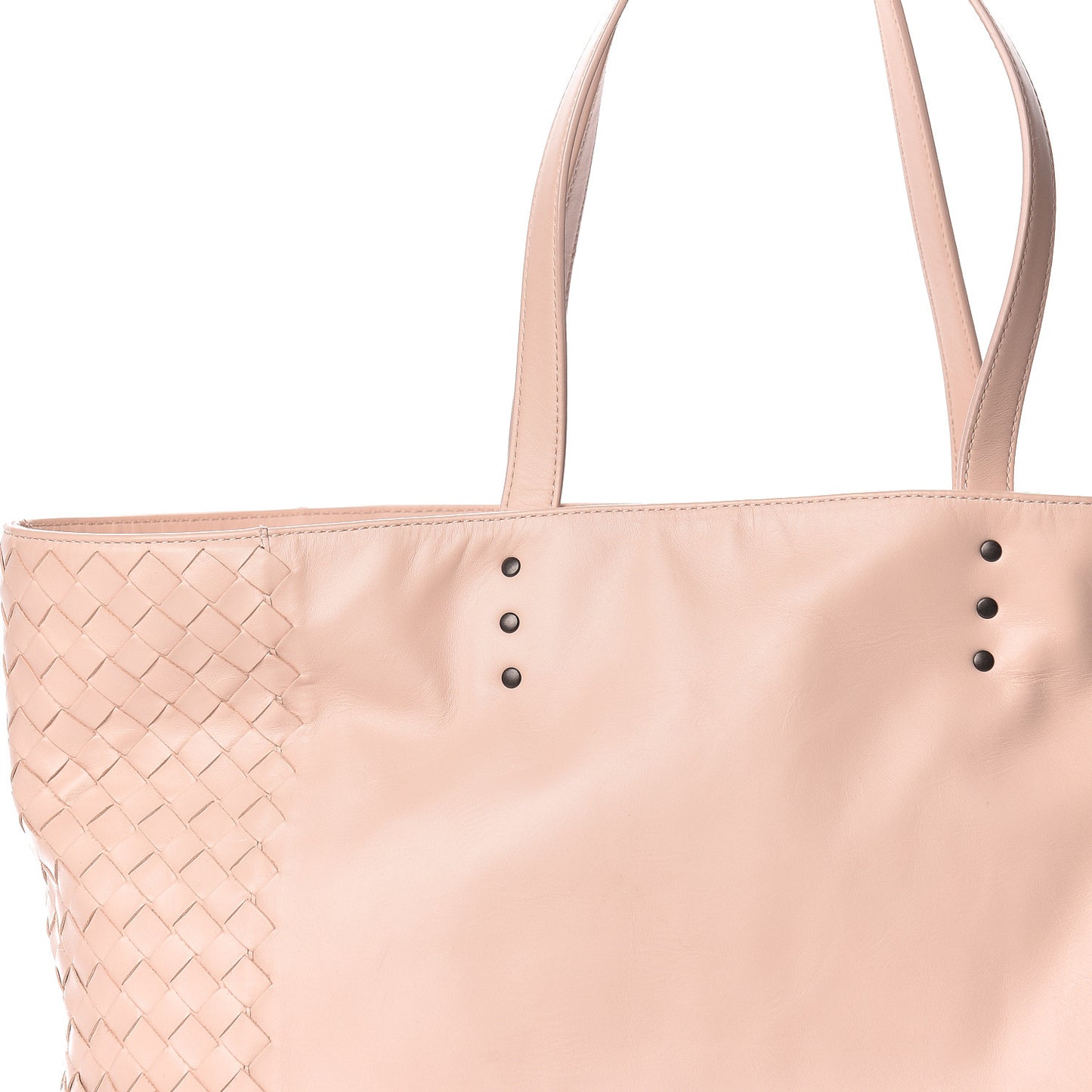 Nappa Intrecciato Tote Bag Petal Pink