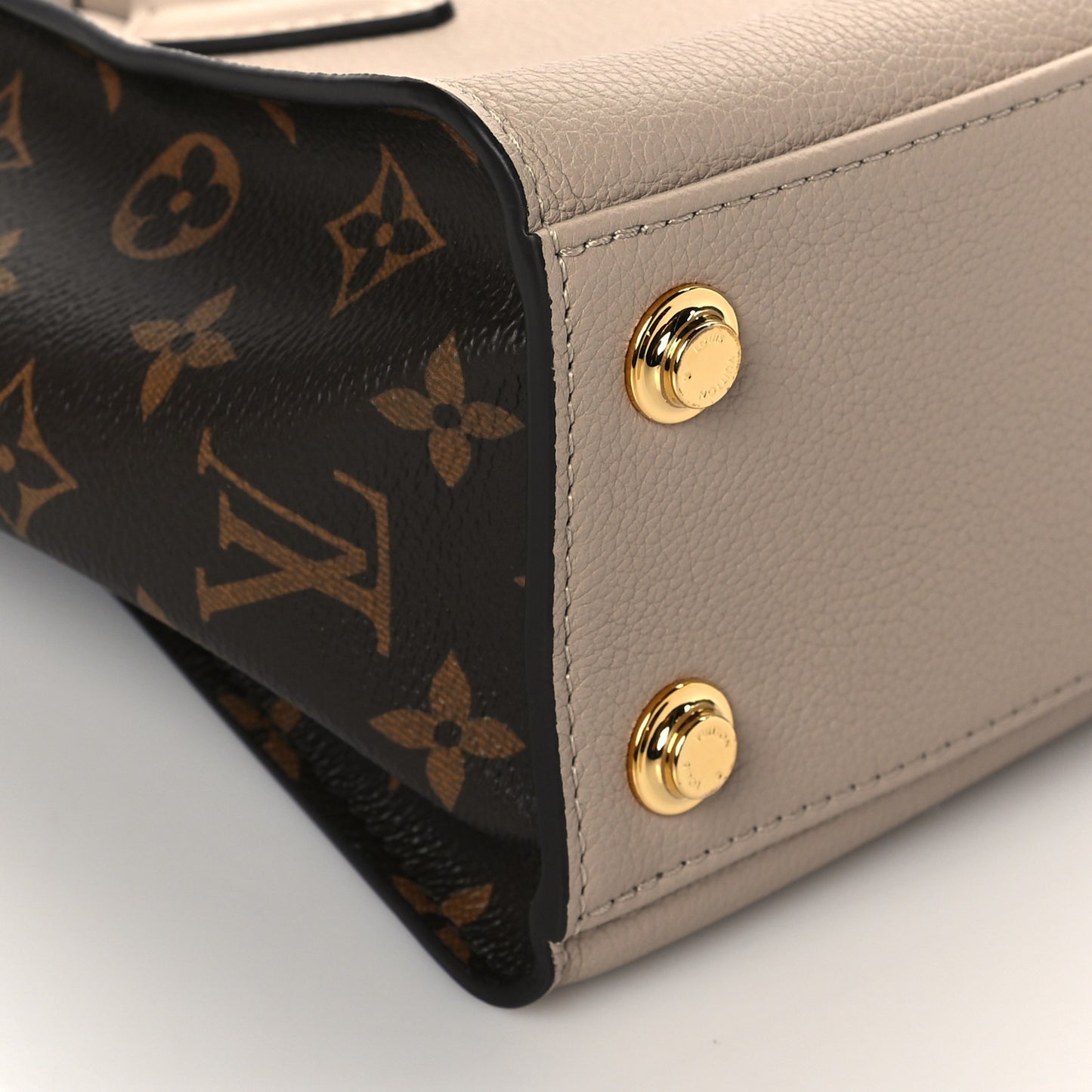 Calfskin Monogram On My Side PM Greige