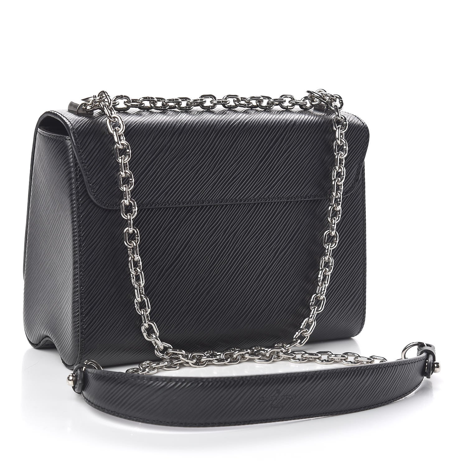 Louis Vuitton Epi Twist Shoulder Bag MM Black 3 of 11
