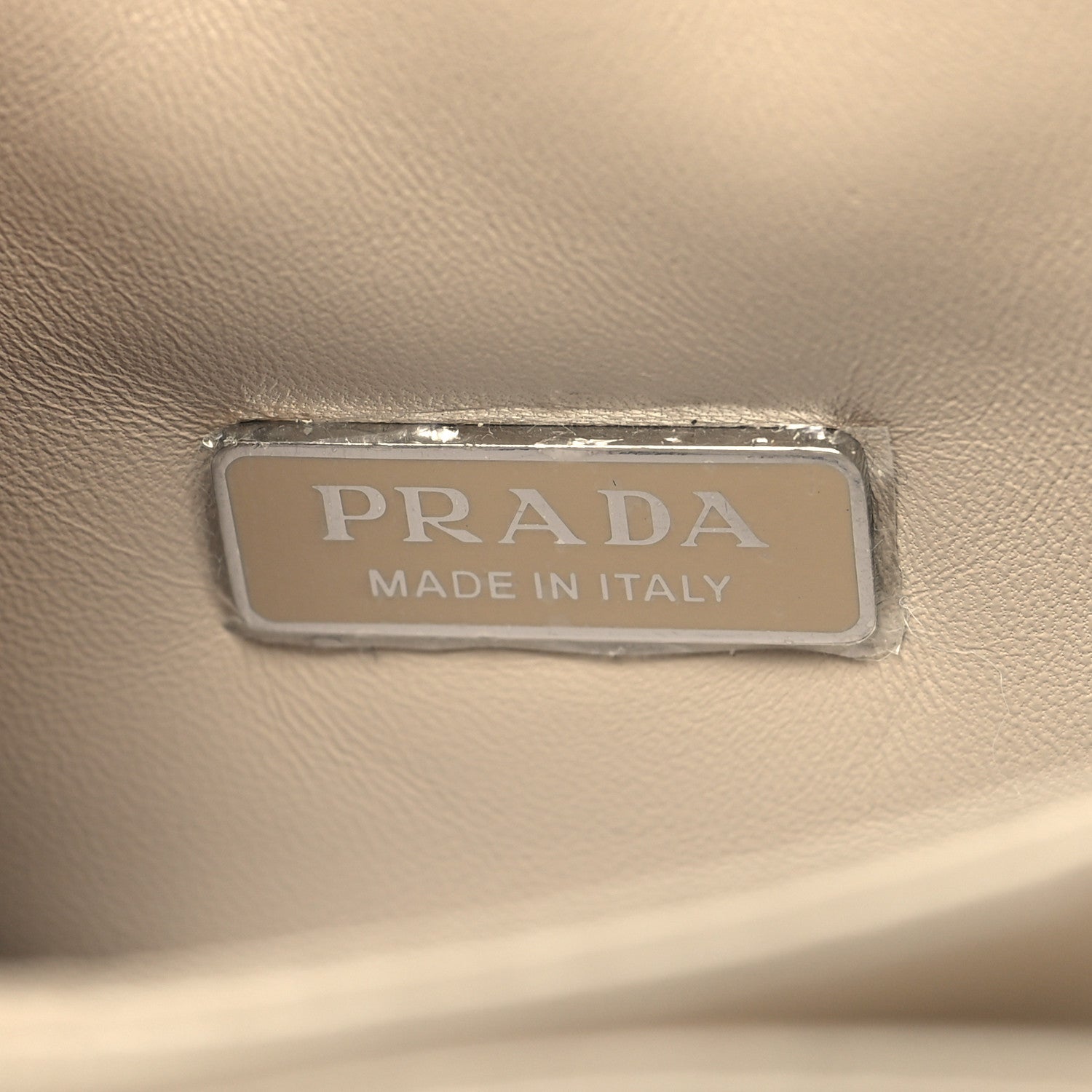 Prada Nappa Soft Padded Medium Double Handled Shoulder Bag Deserto 8 of 11
