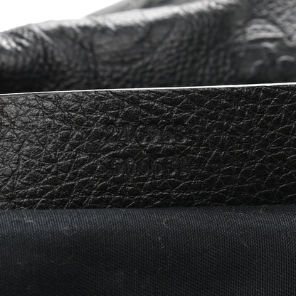 Alexander McQueen Calfskin Skull Embossed De Manta Tote Black 7 of 9