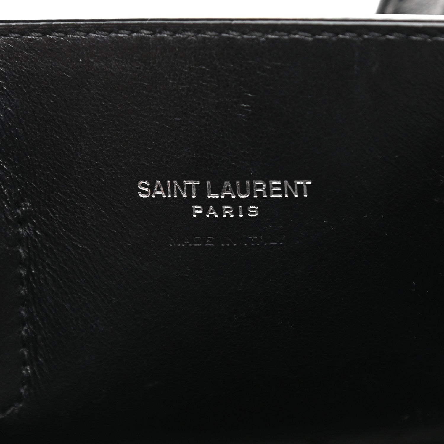 Saint Laurent Grained Calfskin Nano Sac De Jour Black 6 of 10
