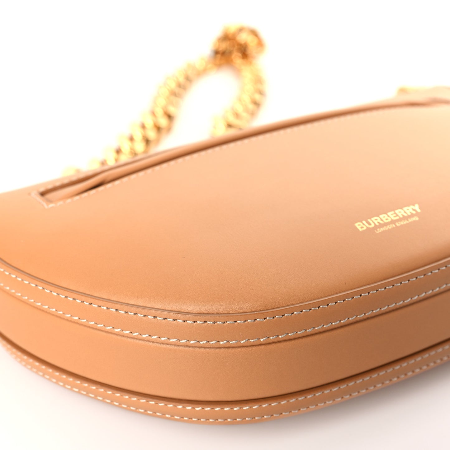 Calfskin Mini Olympia Chain Shoulder Bag Warm Sand