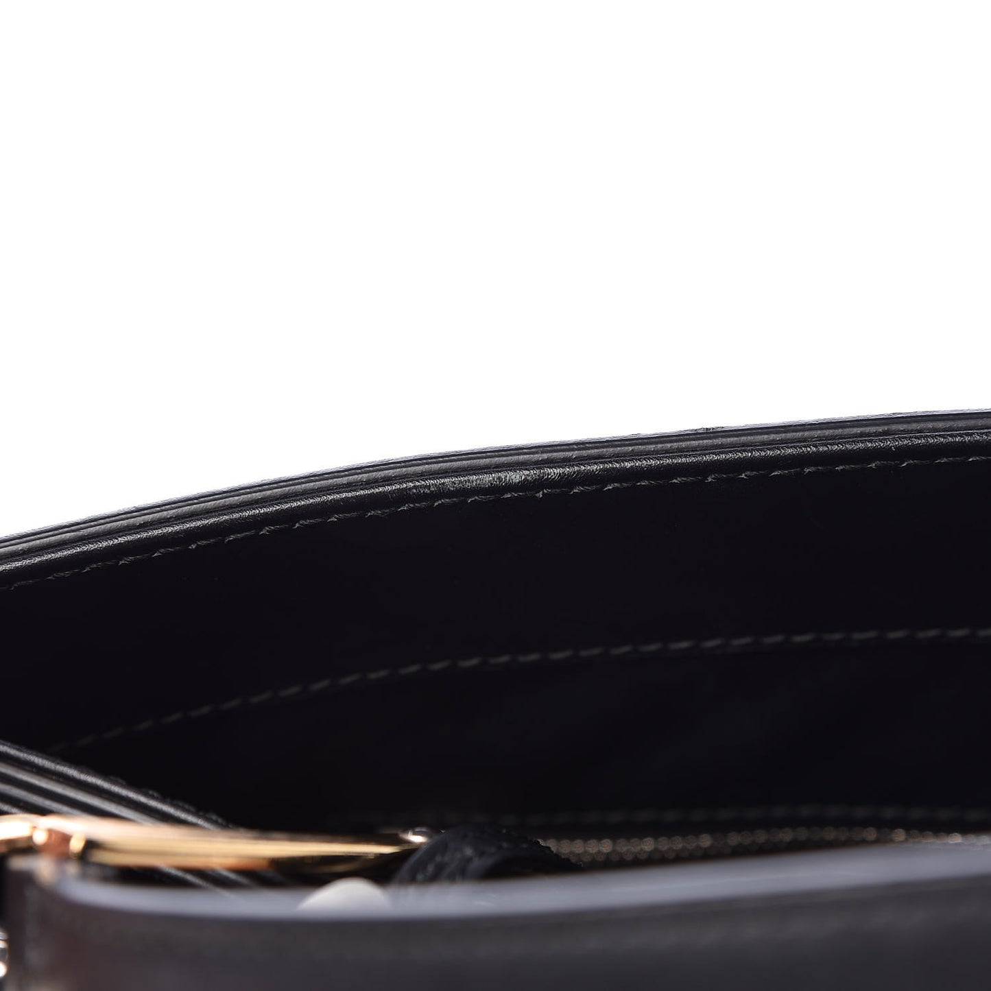 Calfskin Le Dix Soft Cabas M Shoulder Bag Black