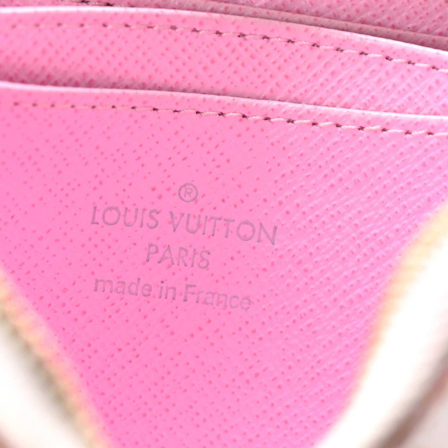 Louis Vuitton Monogram Multicolor Zippy Coin Purse Wallet White Litchi 6 of 9