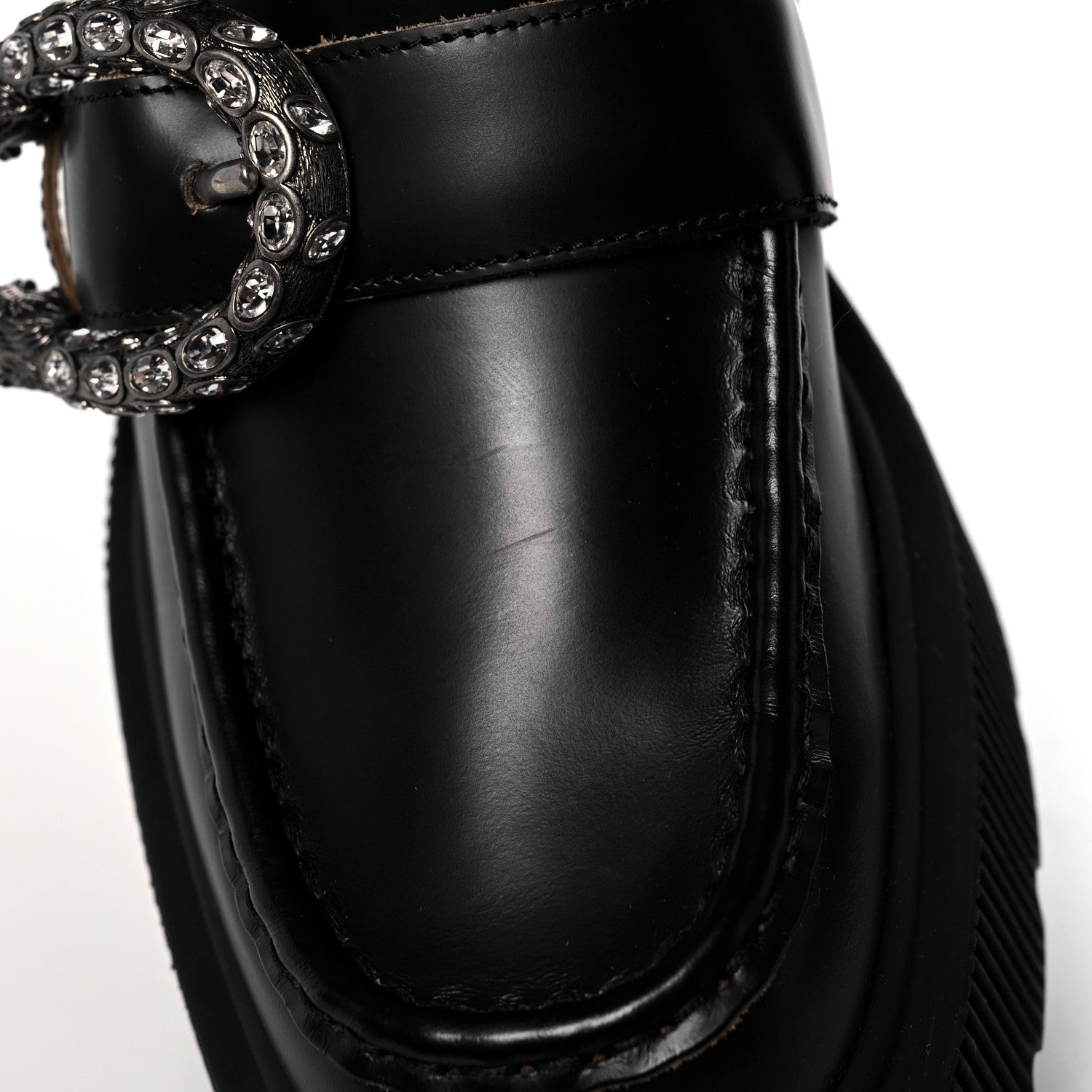 Gucci Cordovan Lux Dionysus Hunder Boots 37 Black 10 of 12