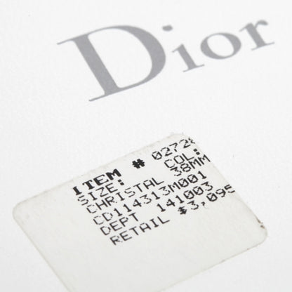 Christian Dior Stainless Steel Diamond Sapphire 38mm Christal Chronograph Quartz Watch White 16 of 16