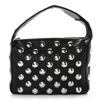 Khaite Pebbled Sport Calfskin Studded Small Elena Black 1 of 9