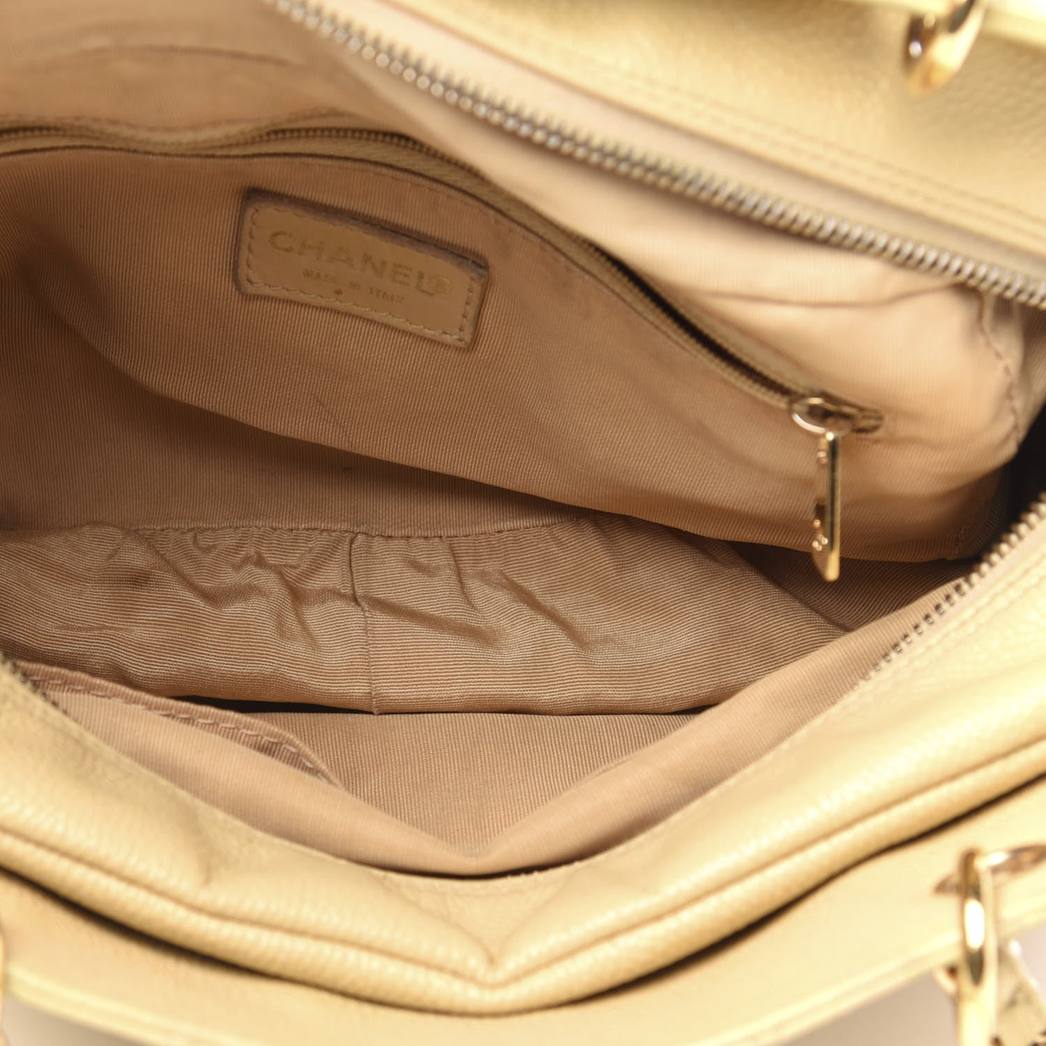 Chanel Caviar Quilted Petit Timeless Tote PTT Beige Clair 5 of 10
