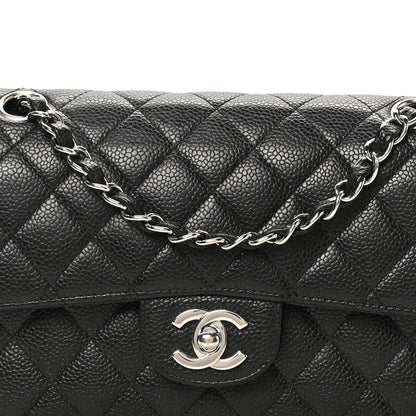 Chanel Caviar Quilted Small Double Flap Black 8 of 10