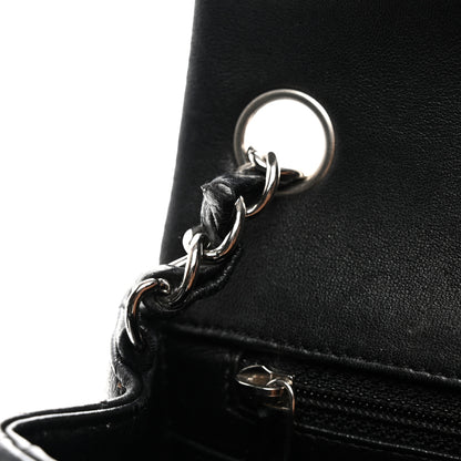 Chanel Lambskin Quilted Mini Square Flap Black 13 of 13