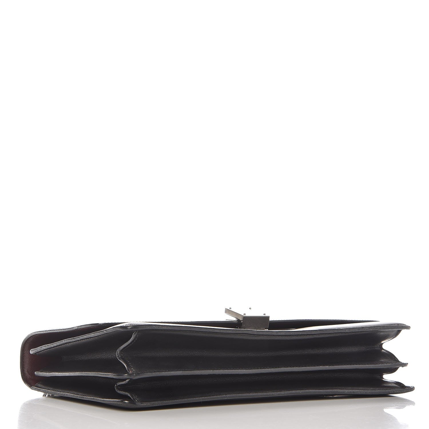 Celine Smooth Calfskin Medium Case Chain Flap Black 4 of 10