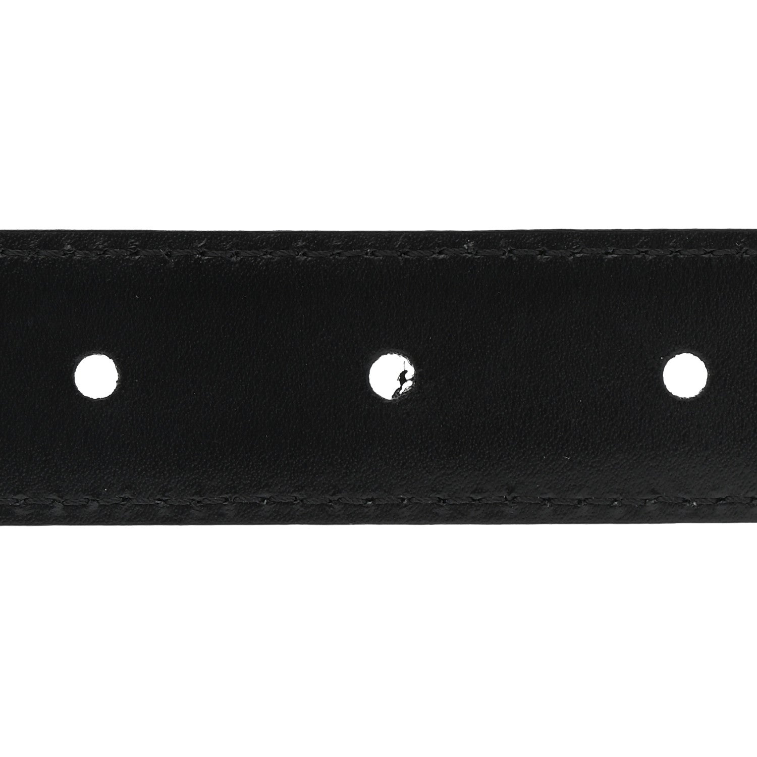 Celine Box Calfskin Medium 25mm Triomphe Belt 80 32 Black 6 of 6