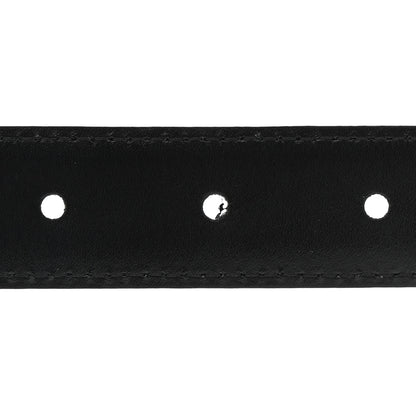Celine Box Calfskin Medium 25mm Triomphe Belt 80 32 Black 6 of 6