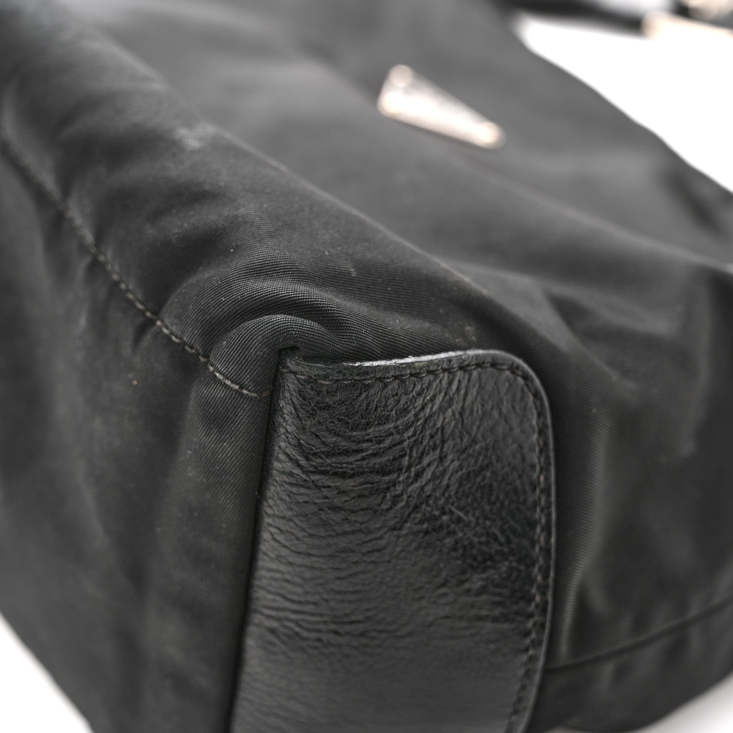 Prada Nylon Shoulder Bag  Black 13 of 15