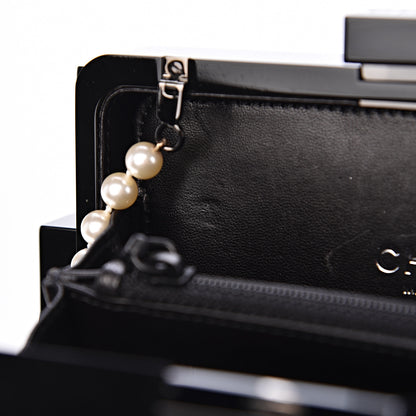 Chanel Pearl Boy Brick Lego Clutch Black 13 of 17