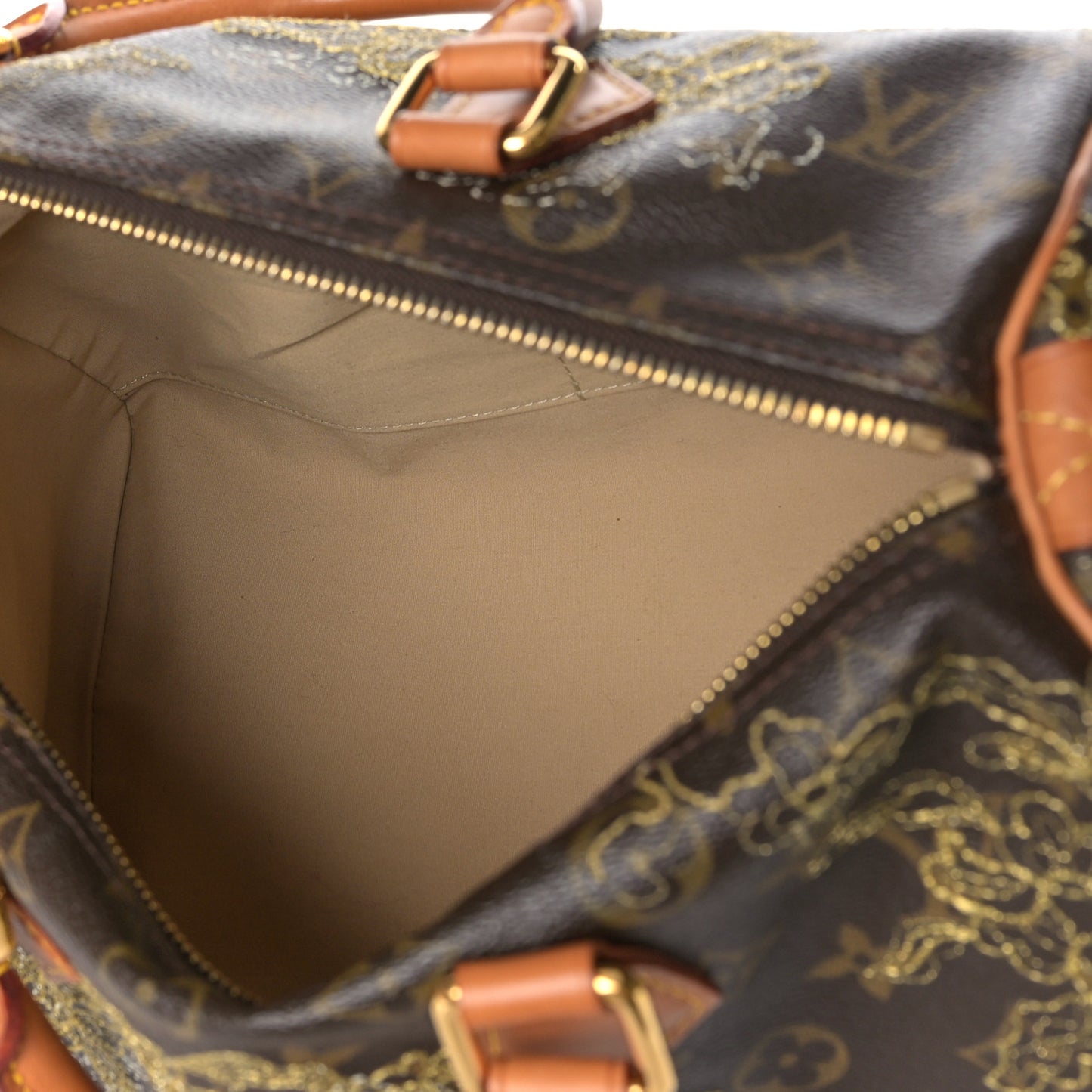 Monogram Dentelle Speedy 30 Gold