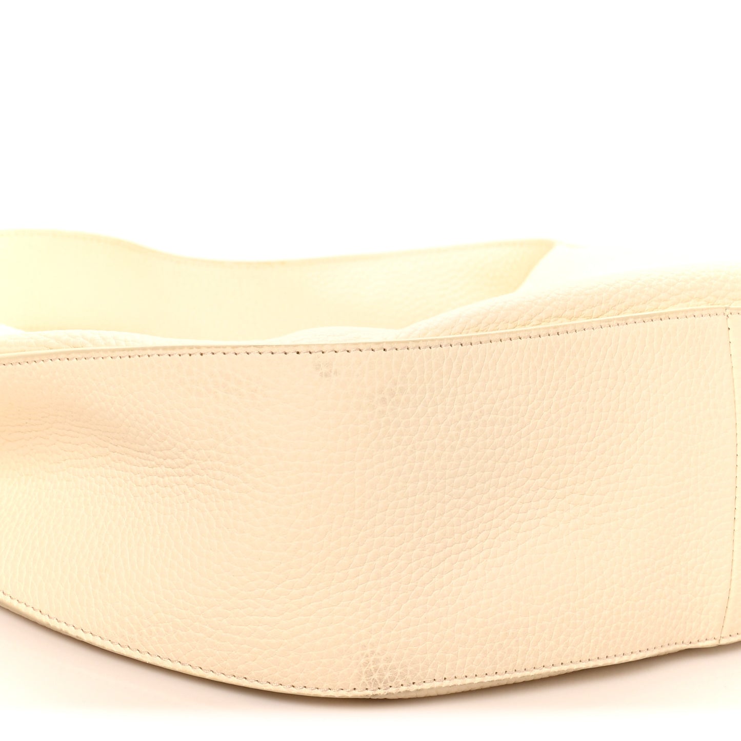 Matte Grained Calfskin Allie Bag Milk