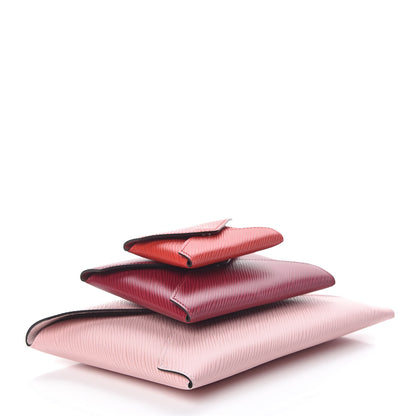 Louis Vuitton Epi Kirigami Pochette Set Rose Ballerine Fuchsia Coquelicot 4 of 13