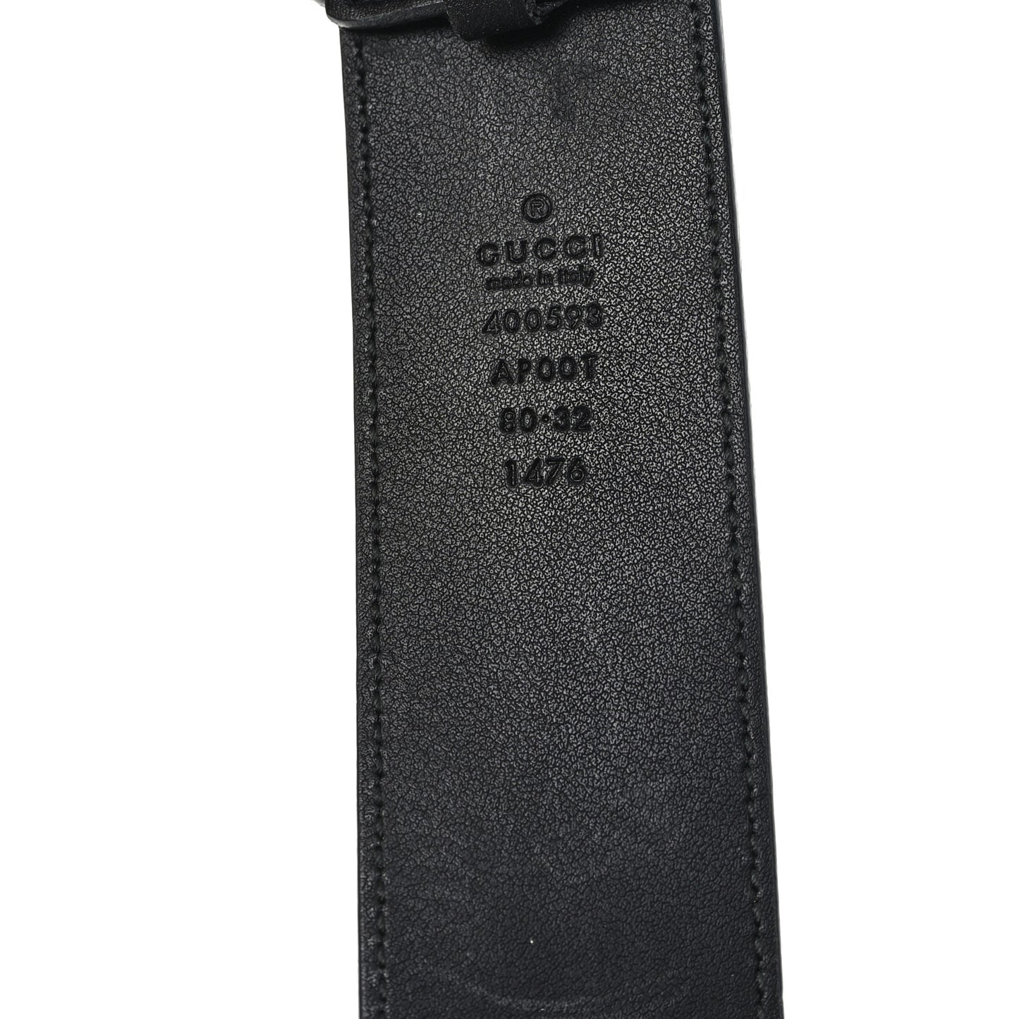Calfskin Double G 40mm Belt 80 32 Black