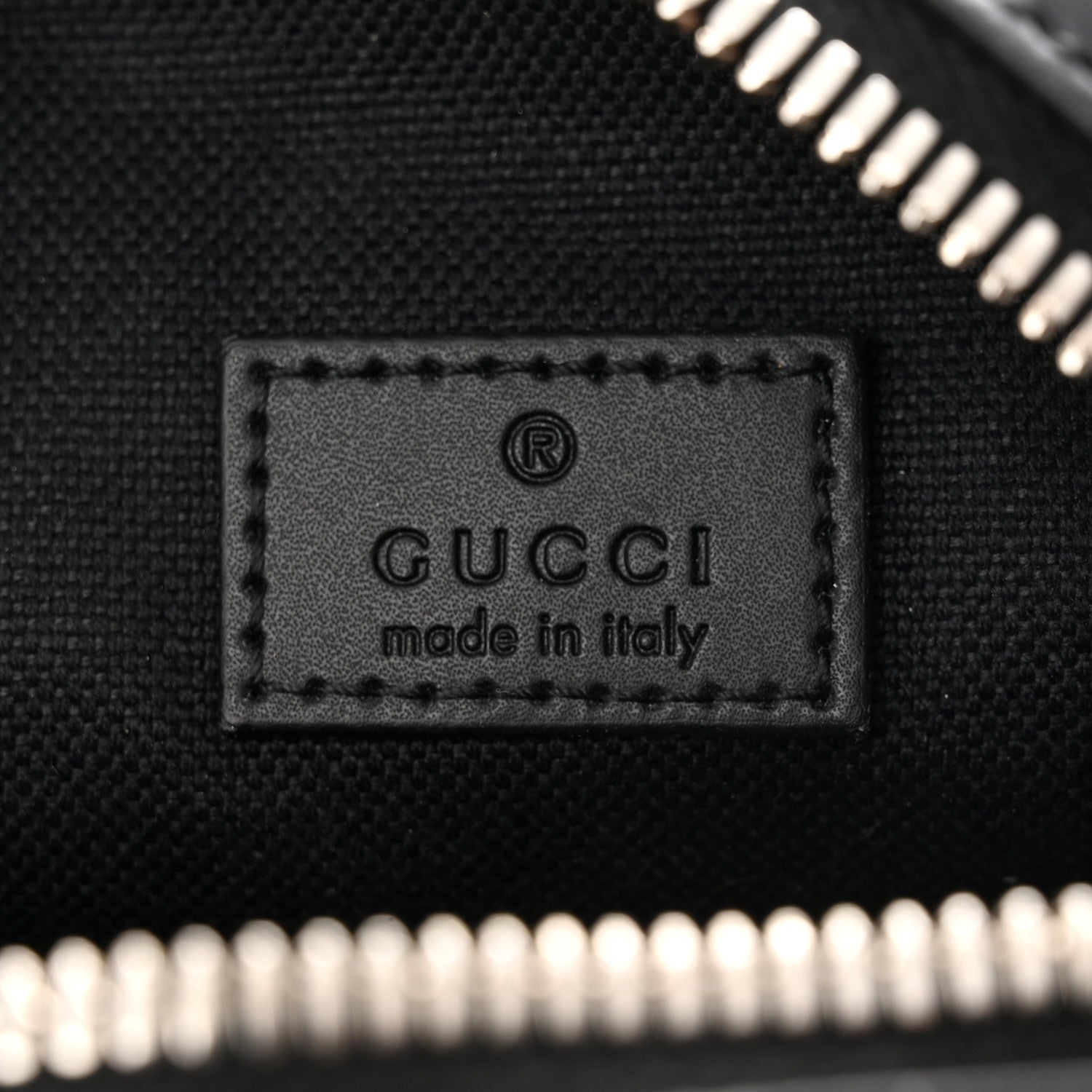 Gucci GG Supreme Monogram Appia Calfskin Web Messenger Bag Black Grey 6 of 11