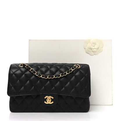 Chanel Caviar Quilted Medium Double Flap Black 11 of 11