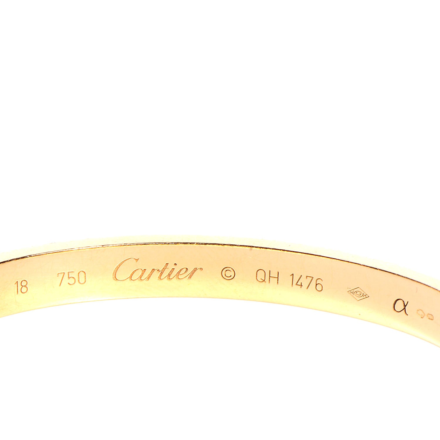 Cartier 18K Yellow Gold LOVE Bracelet 18 4 of 5