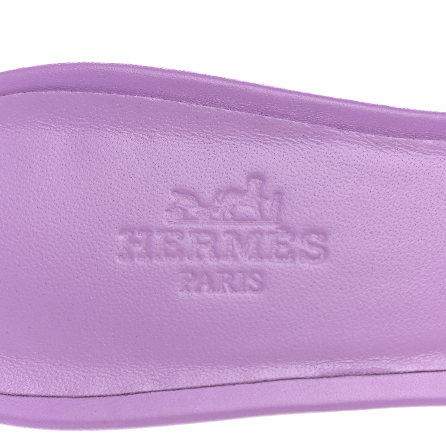 Hermes Box Calfskin Oasis Sandals 36 Violet 7 of 8