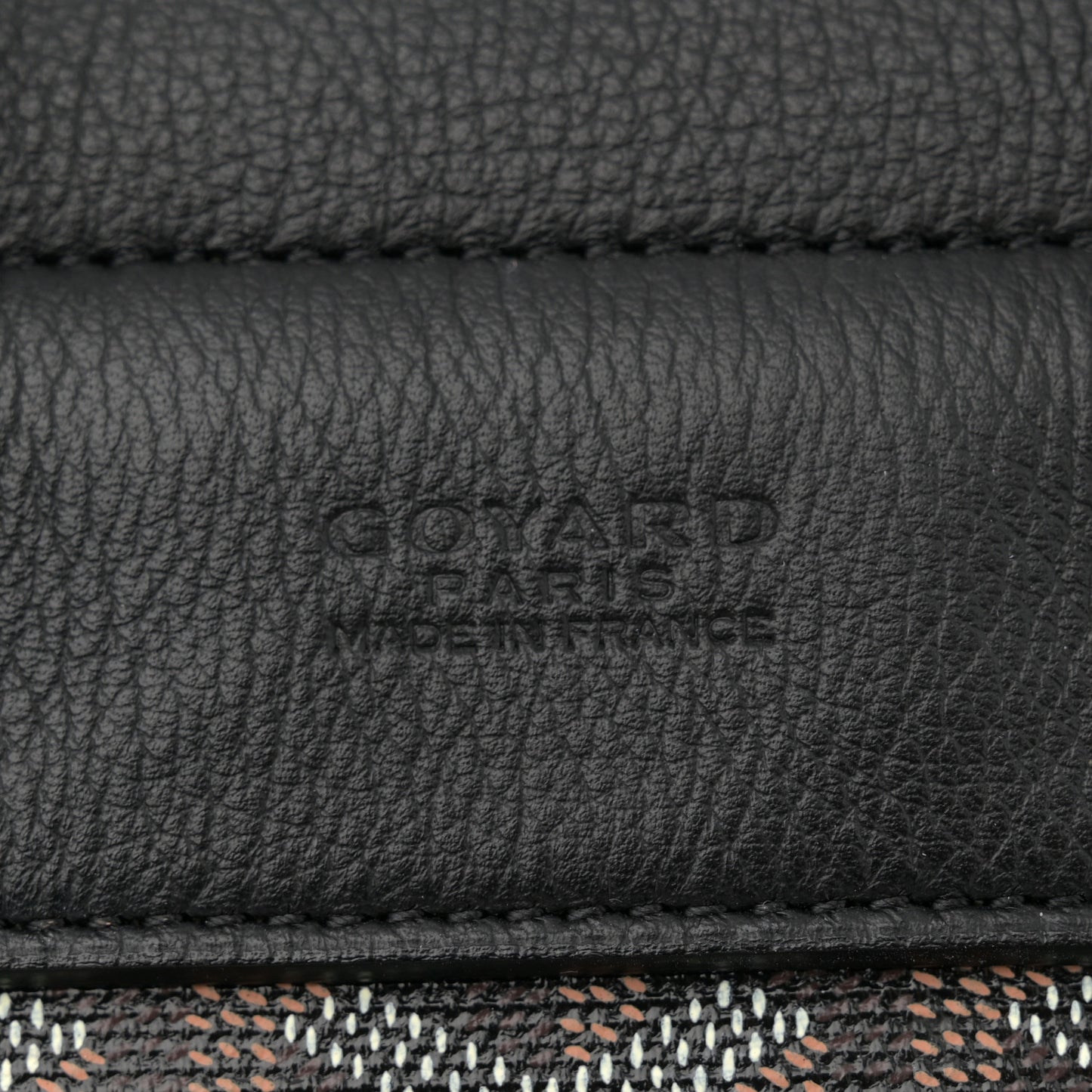 Goyardine Calfskin Mini Alpin Backpack Black