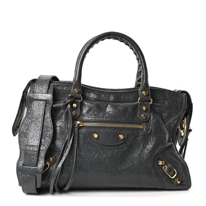 Balenciaga Agneau Classic Gold Hardware S City Gris Fossile 1 of 11