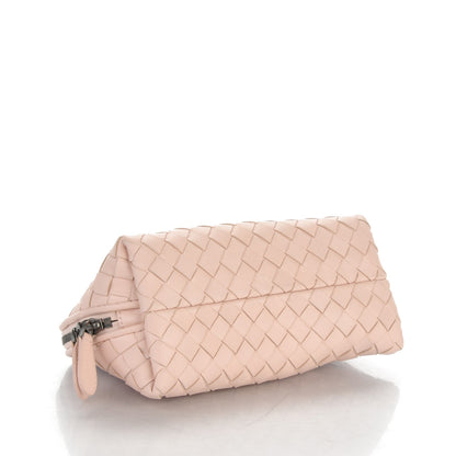 Bottega Veneta Nappa Intrecciato Cosmetic Pouch Petal Pink 4 of 8