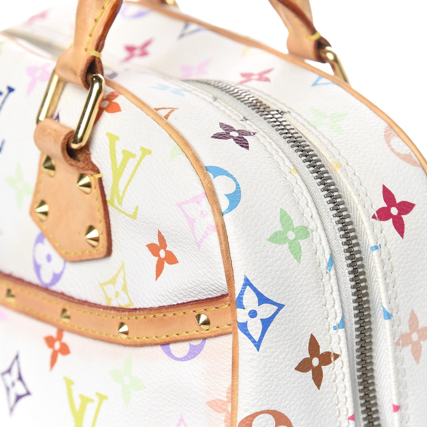 Monogram Multicolor Trouville White