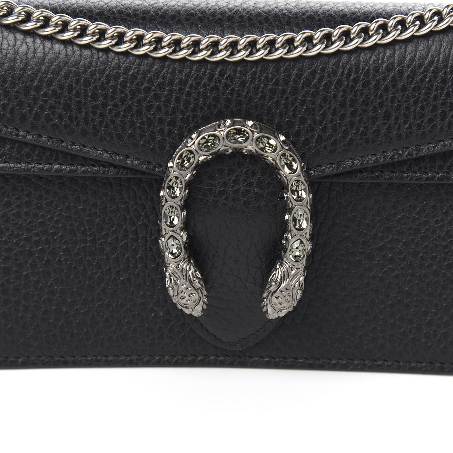 Calfskin Super Mini Dionysus Shoulder Bag Black